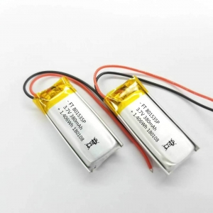 801535 3.7v 380mah Rechargeable Lithium polymer battery headset MP3 digital products