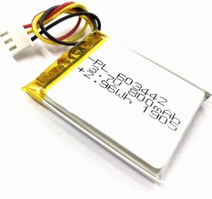 3.7V 800mAh Low Temperature Lithium-ion Polymer Battery 603442 for Robot