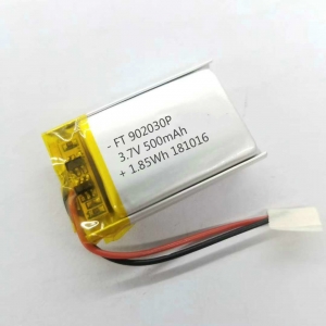 Wholesale High Quality 500mAh 3.7V rechargeable recyclable lithium ploymer battery 902030P