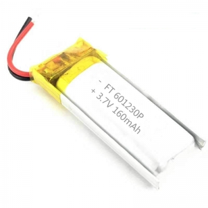 3.7V 160mAh lipo cell 601230 for bluetooth headset