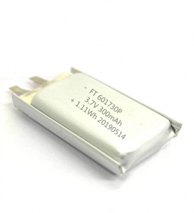 Lithium polymer  battery 3.7V 300mAh GPS battery rechargeable