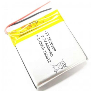 400mAh 3.7V rechargeable recyclable lithium ploymer battery