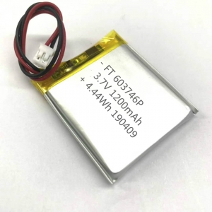 603746 1200mAh 3.7V lithium polymer rechargeable battery for plastic toys
