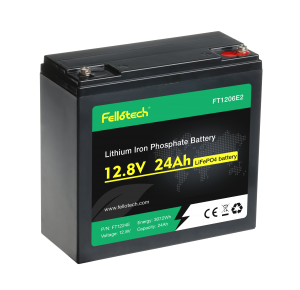 Custom lifepo4 battery pack lithium ion battery 24Ah 12V deep cycle