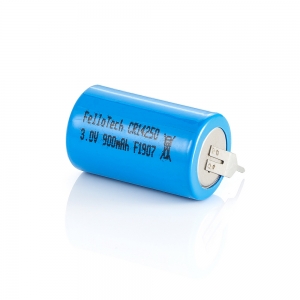1/2AA size 3.0V 900mAh LiMnO2 battery CR14250BL