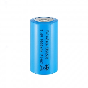 3.6V 9000mAh C size Primary lithium LiSOCL2 battery ER26500