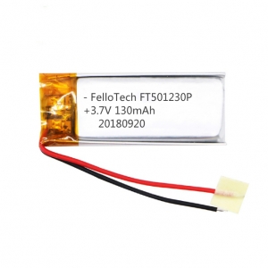 3.7V Lithium polymer Bluetooth Player battery 501230