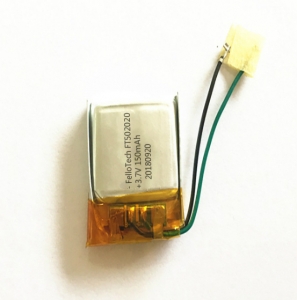 3.7V 150mAh wearable lithium polymer battery 502020