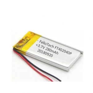 3.7V Lihtium polymer Bluetooth Player battery 402040