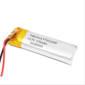 Wholesale High Quality 170mAh 3.7V lipo battery 501240