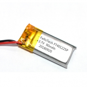 Hot selling 3.7v small lipo battery oem 401225 90mAh