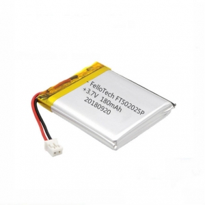 180mAh customizable Li-po battery for electronic device factory