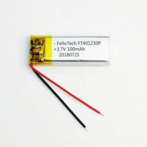 3.7V 100mAh 401230 lithium polymer battery