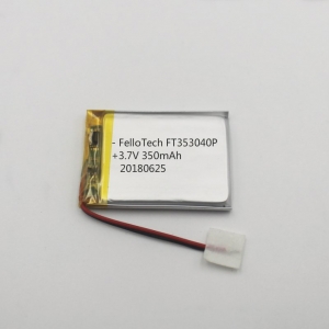 3.7V 350mAh 353040 lithium polymer battery