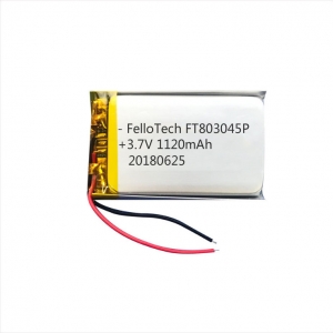 3.7V 1100mAh Lithium polymer battery 803045