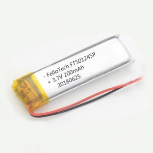 3.7V 200mAh 501245 lithium polymer battery
