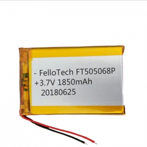 3.7V 1850mAh 505068 lithium polymer battery