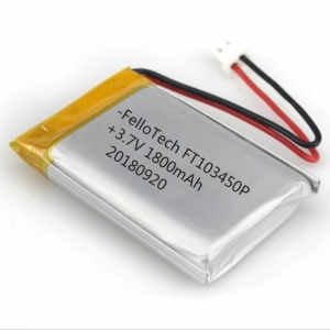 1800mAh 3.7V li-polymer battery 103450 with UL certificate