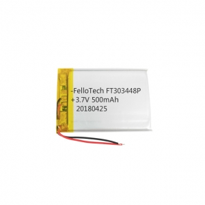 500mAh 3.7V li-polymer battery 303448 with UL certificate