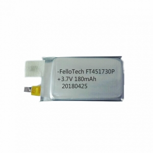 3.7V 180mAh li-polymer batteries 451730