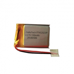 3.7V 150mAh li-polymer batteries 452023
