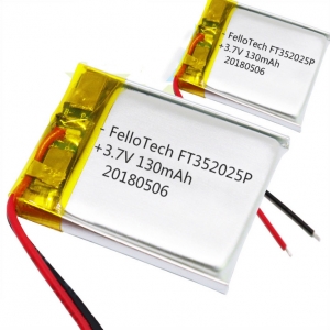 3.7V 130mAh 352025 lithium polymer battery