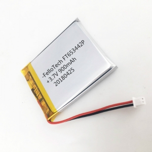 653442 3.7V 900mah Rechargeable Lithium polymer battery