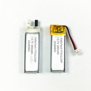551235 3.7V 180mAh Lithium ion battery with certificate