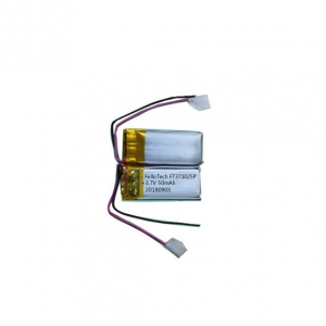 3.7V 50mAh wearbale lithium polyme battery 371025