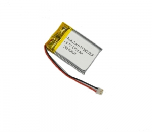 3.7V Lithium polymer battery 382030 for bluetooth player