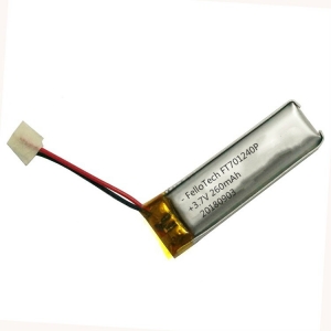 3.7V 260mAh Low Temperature Lithium-ion Polymer Battery 701240