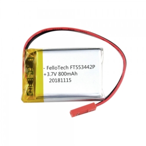 3.7V 800mAh 553442 lithium polymer battery