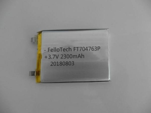 3.7V 2300mAh li-polymer batteries 704763