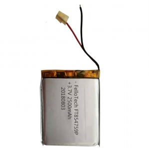 3.7V 2500mAh li-polymer batteries 854759