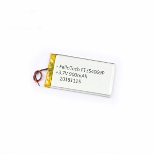 3.7V 900mAh li-polymer batteries 354069