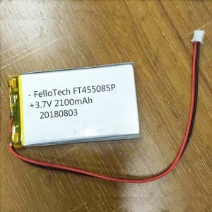 3.7V 2100mAh li-polymer batteries 455085