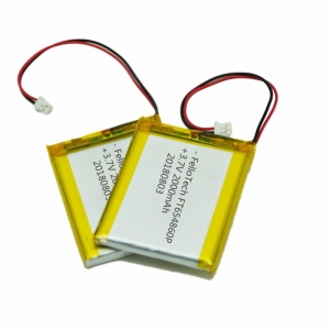 3.7V 2000mAh li-polymer battery 654860