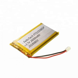 3.7V 2600mAh li-polymer batteries 525085