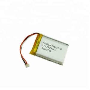 3.7V 1500mAh li-polymer batteries 883450