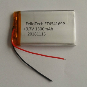 3.7V 1300mAh 454169 lithium polymer battery