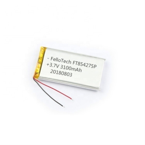 3.7V 3100mAh li-polymer batteries 854275