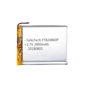 3.7V 2800mAh 824860 lithium polymer battery