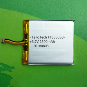 3.7V 1500mAh li-polymer batteries 535056 with UL certificaate
