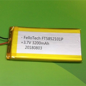 3.7V 3200mAh 5852101 lithium polymer battery