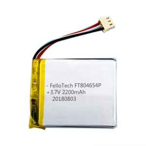 3.7V 2200mAh lithium polyme battery 804654