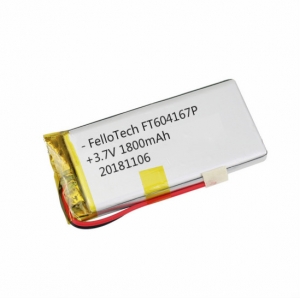 3.7V 1800mAh 604167 lithium polymer battery