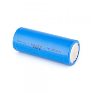 ICR26650 3.7V 5000mAh Li-ion battery cell used for solar street, solar storage system, electric bike etc