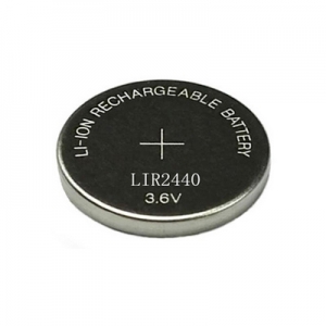 LIR2440 li-ion rechargeable button cell