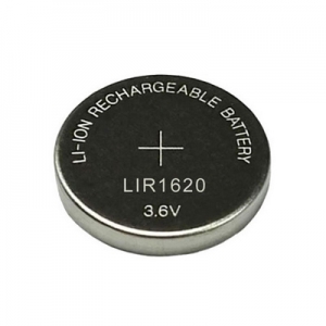 3.6V rechargeable coin cell LIR1620