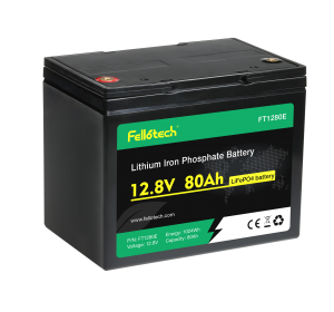 FT1280E 12V 80AH LiFePO4 battery pack replacement lead acid battery
